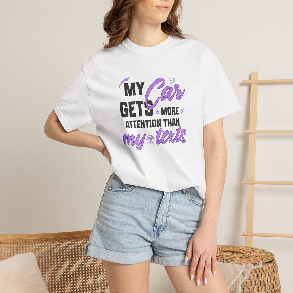 My Car Gets More Attention Boxy Auto Tee