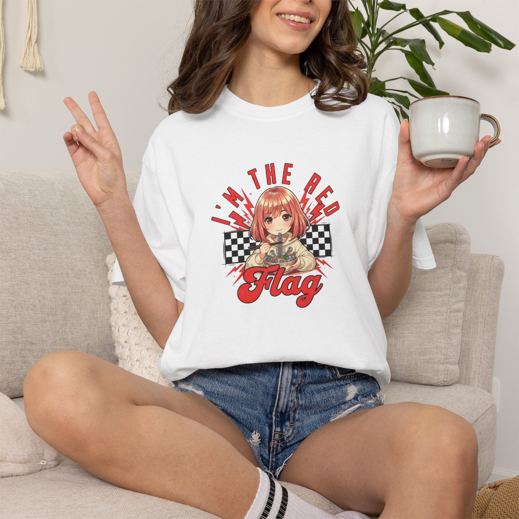 "I'm the Red Flag" Boxy Tee