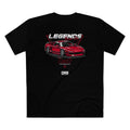 Legends Red Sports Car Tee — Retro Racing Graphic Shirt