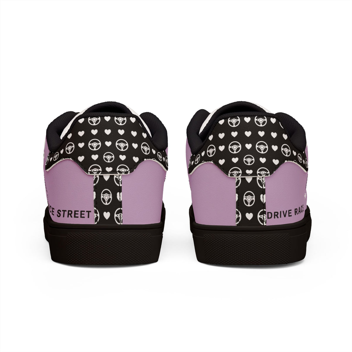 Lilac "DOPE" Women's Street Skate Low-Top Sneakers