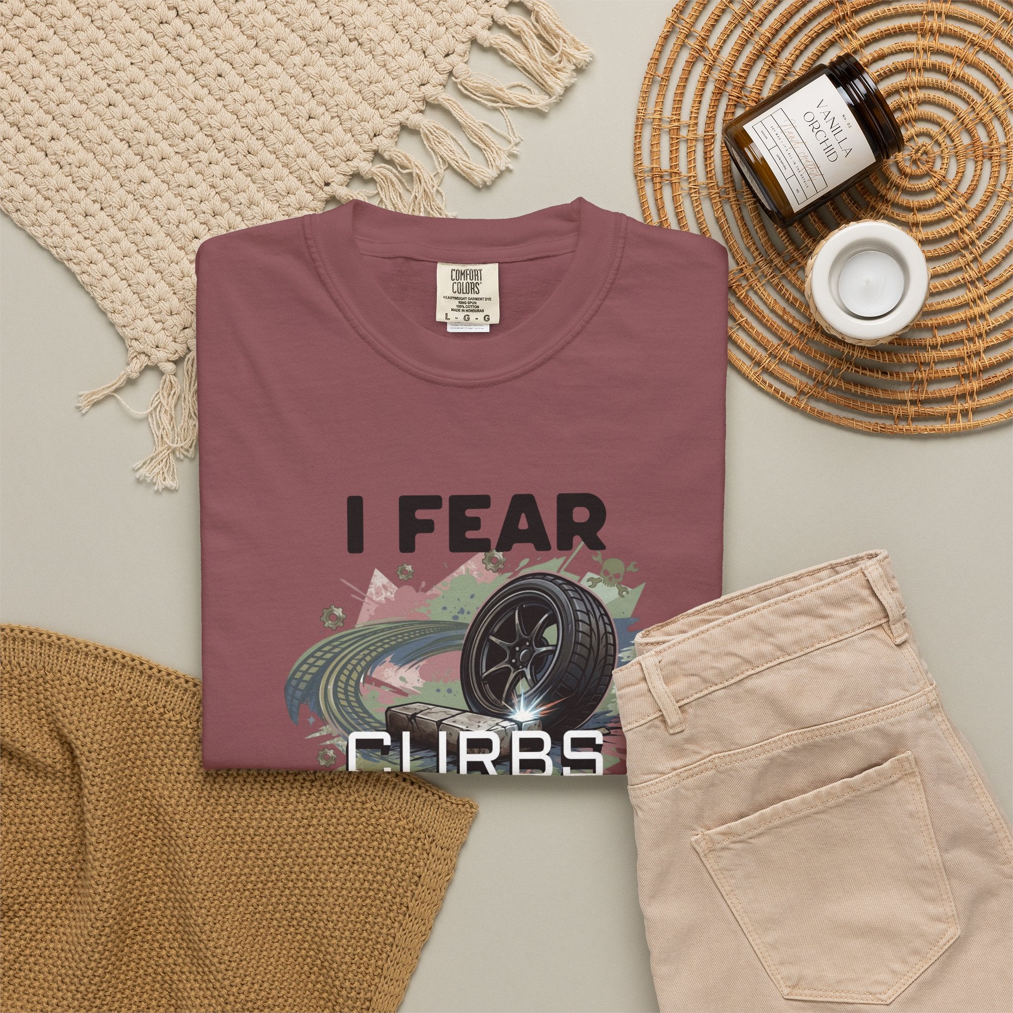 "Fear Curbs More Than Men" Streetwear Tee