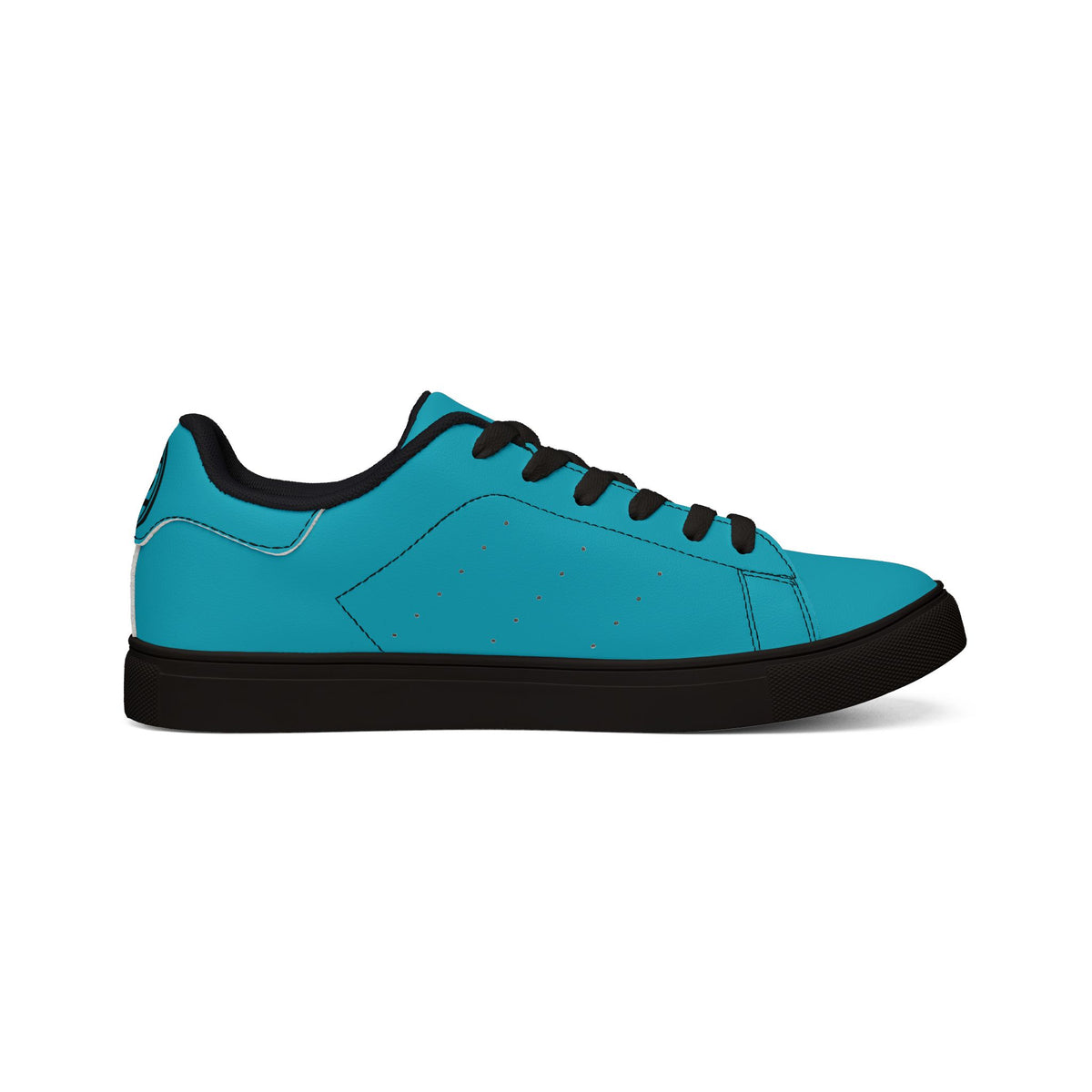 Cyan 2JZ GTE — Men's Low-Top Leather Sneakers