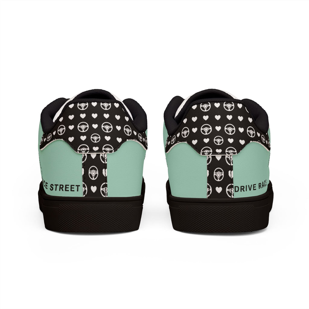 Mint Green 'Drive Race Street' | Women's Low-Top Sneakers
