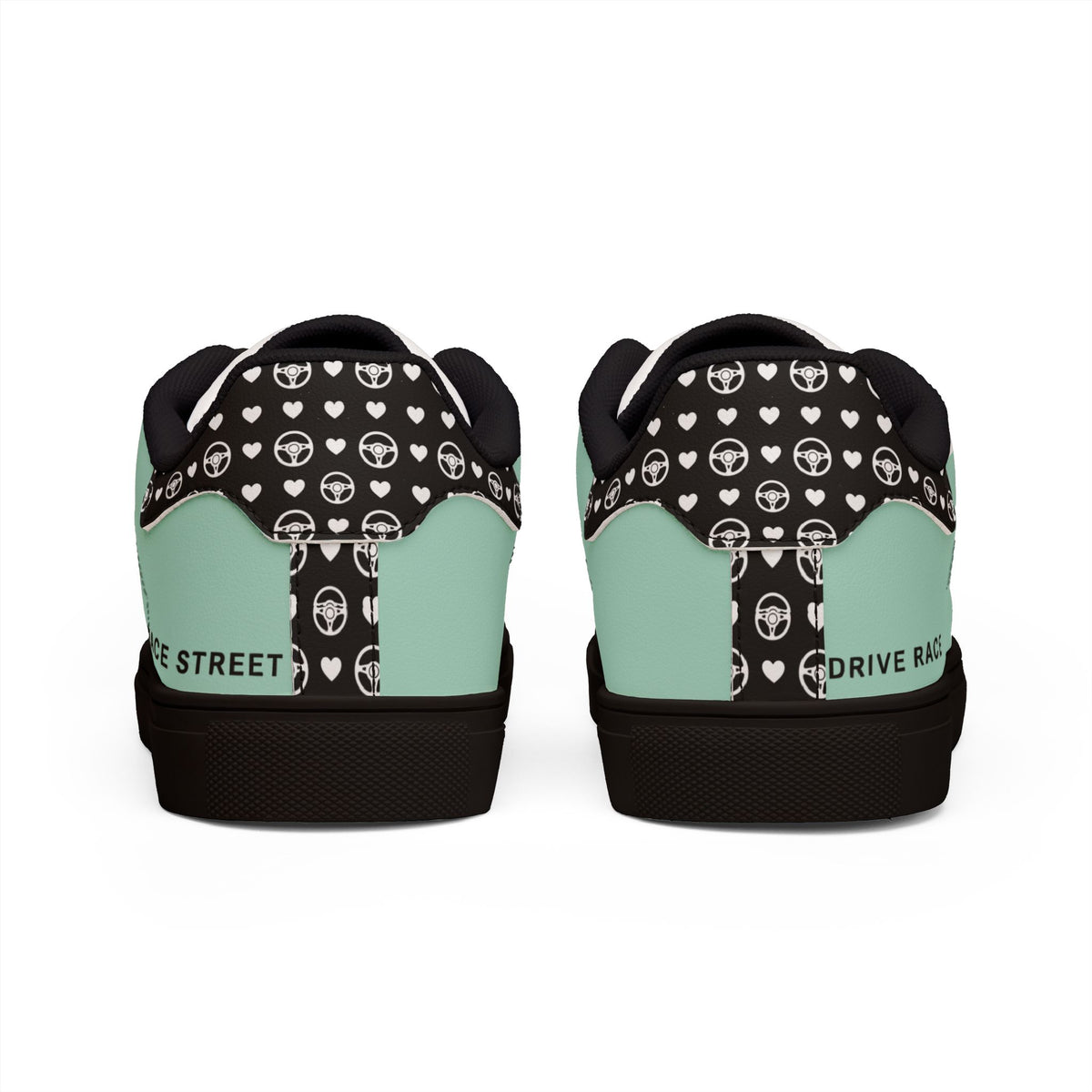 Mint Green 'Drive Race Street' | Women's Low-Top Sneakers