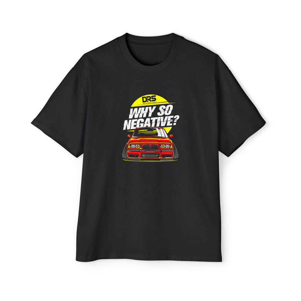 'Why so Negative' Oversized Racing Tee