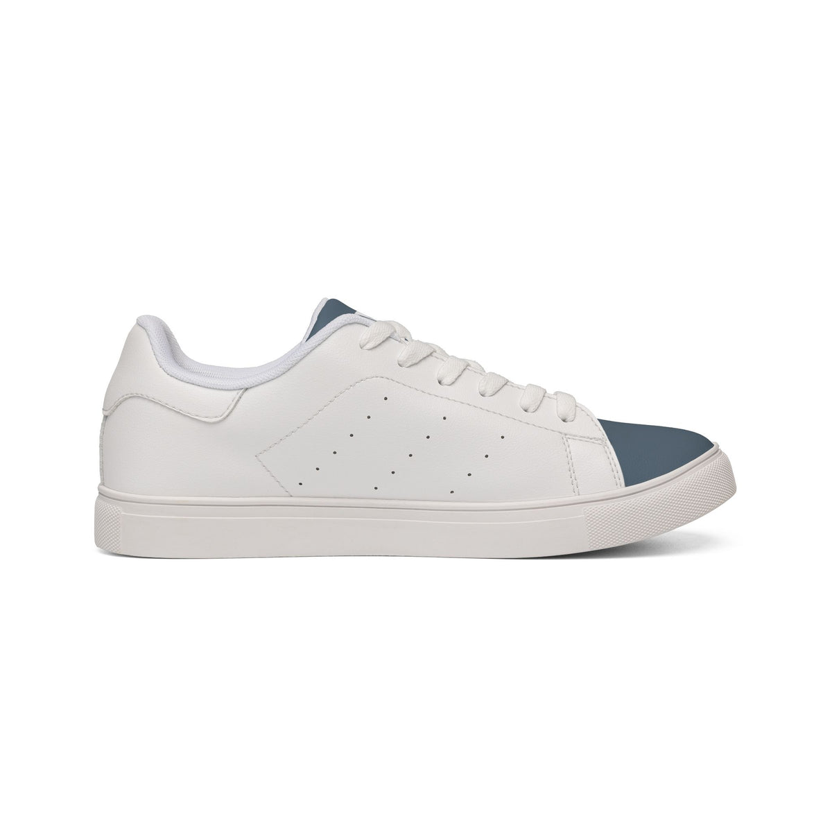 Double Wheel Graphic — Men's Leather Low-Top Sneakers