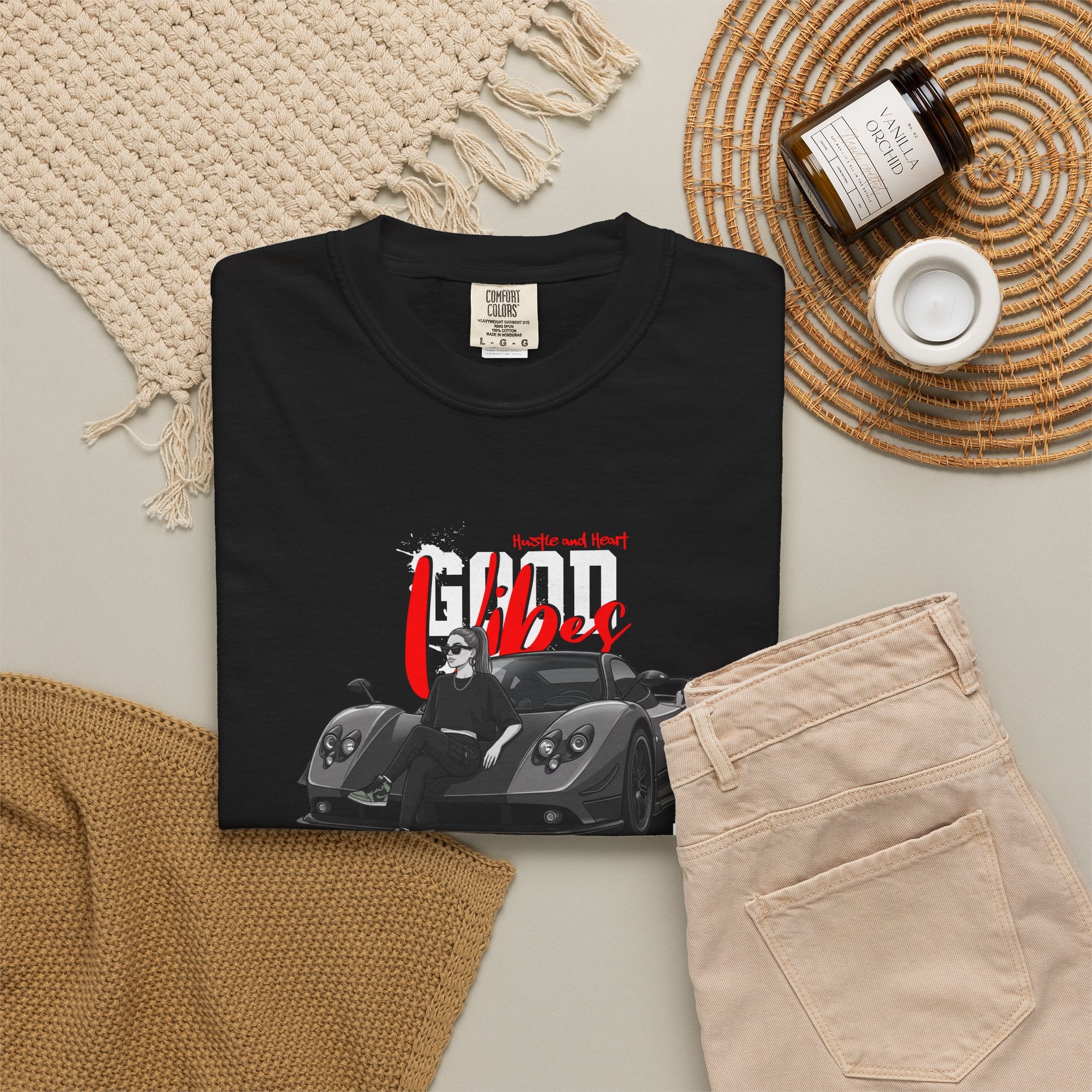 "Good Vibes" Pagani Zonda Boxy Tee