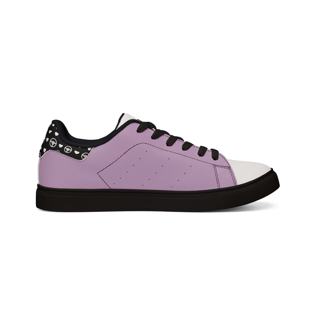 Lilac "DOPE" Women's Street Skate Low-Top Sneakers