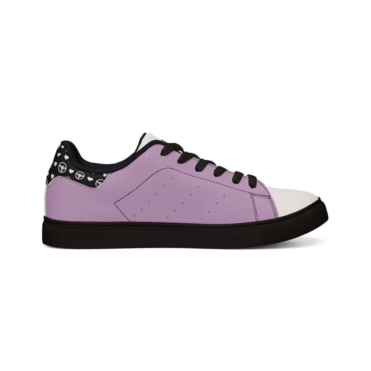 Lilac "DOPE" Women's Street Skate Low-Top Sneakers