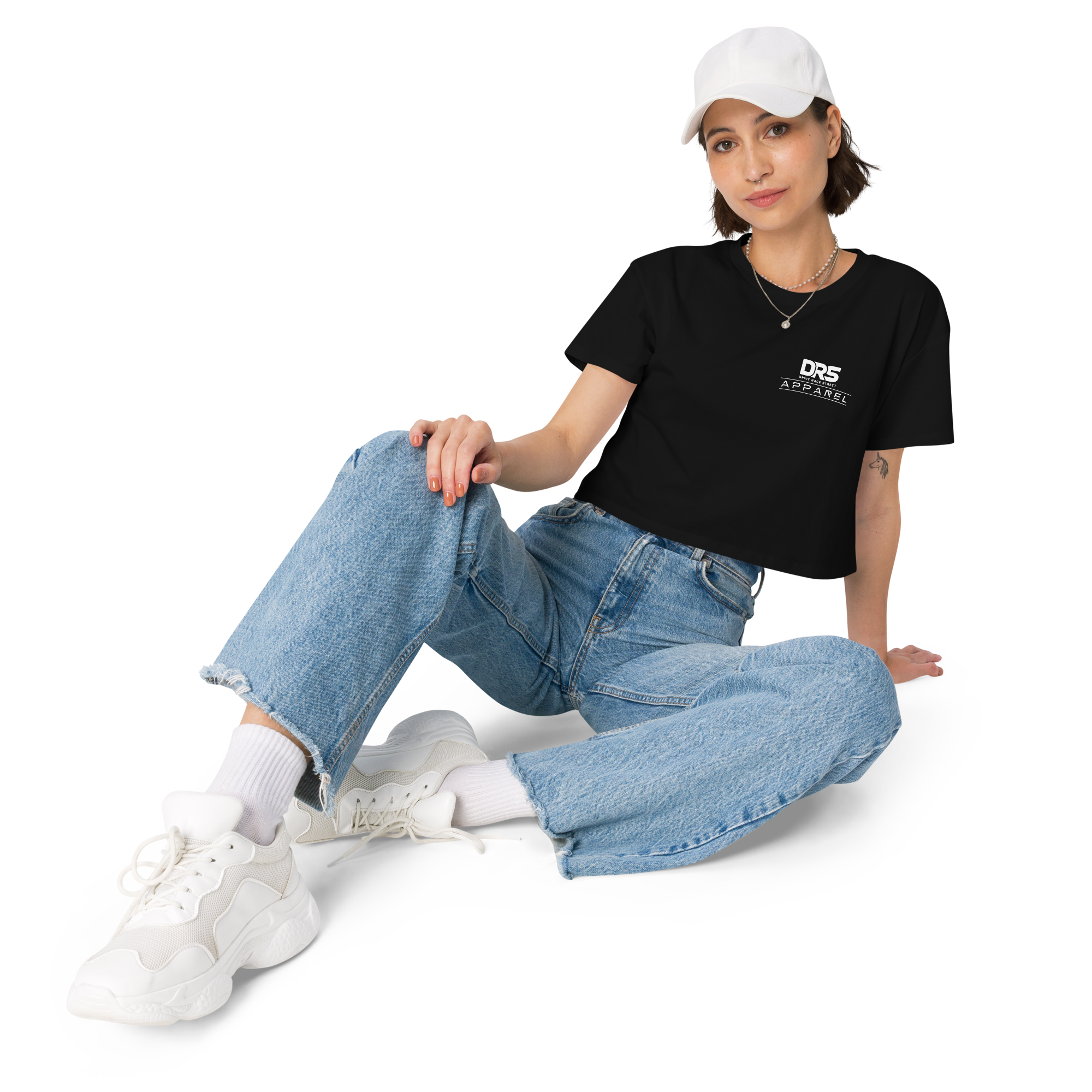 The Warning Label Crop Tee | Women’s Car Streetwear