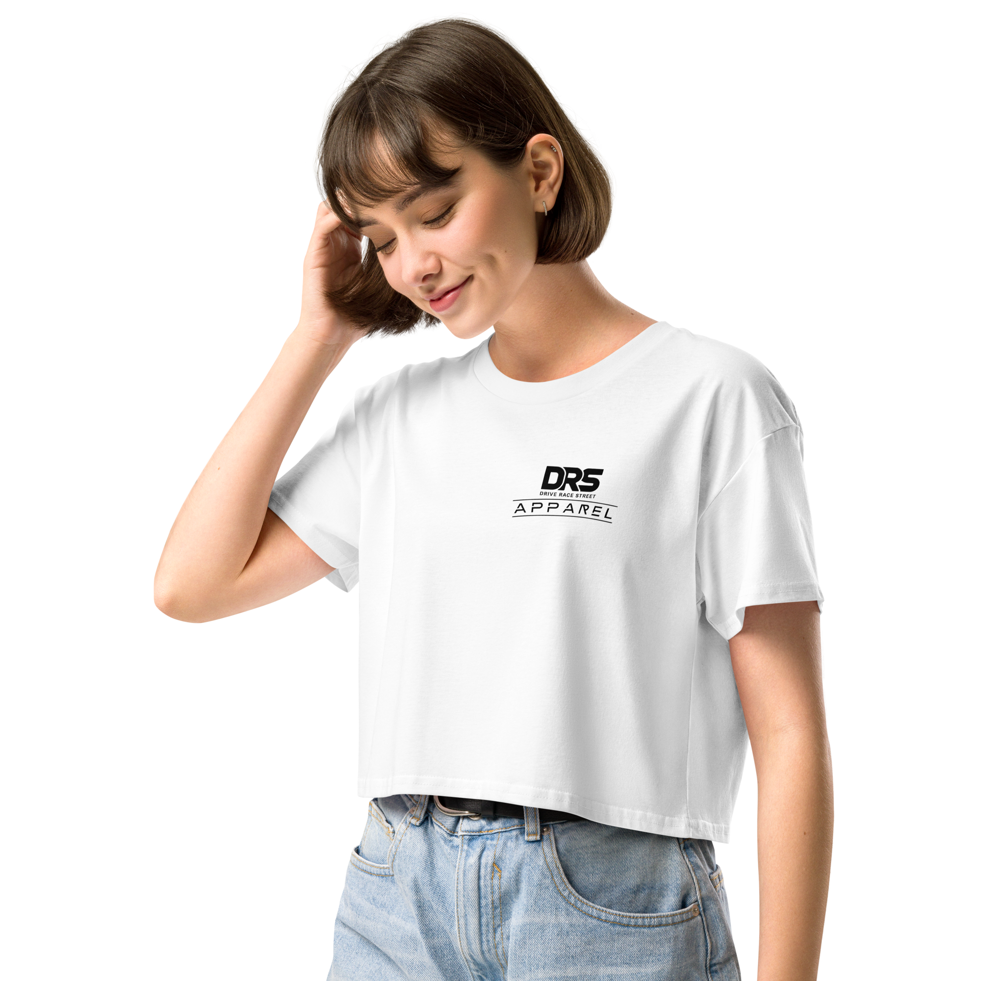 Still Blowing On Your Car? | Women's White Graphic Crop Top