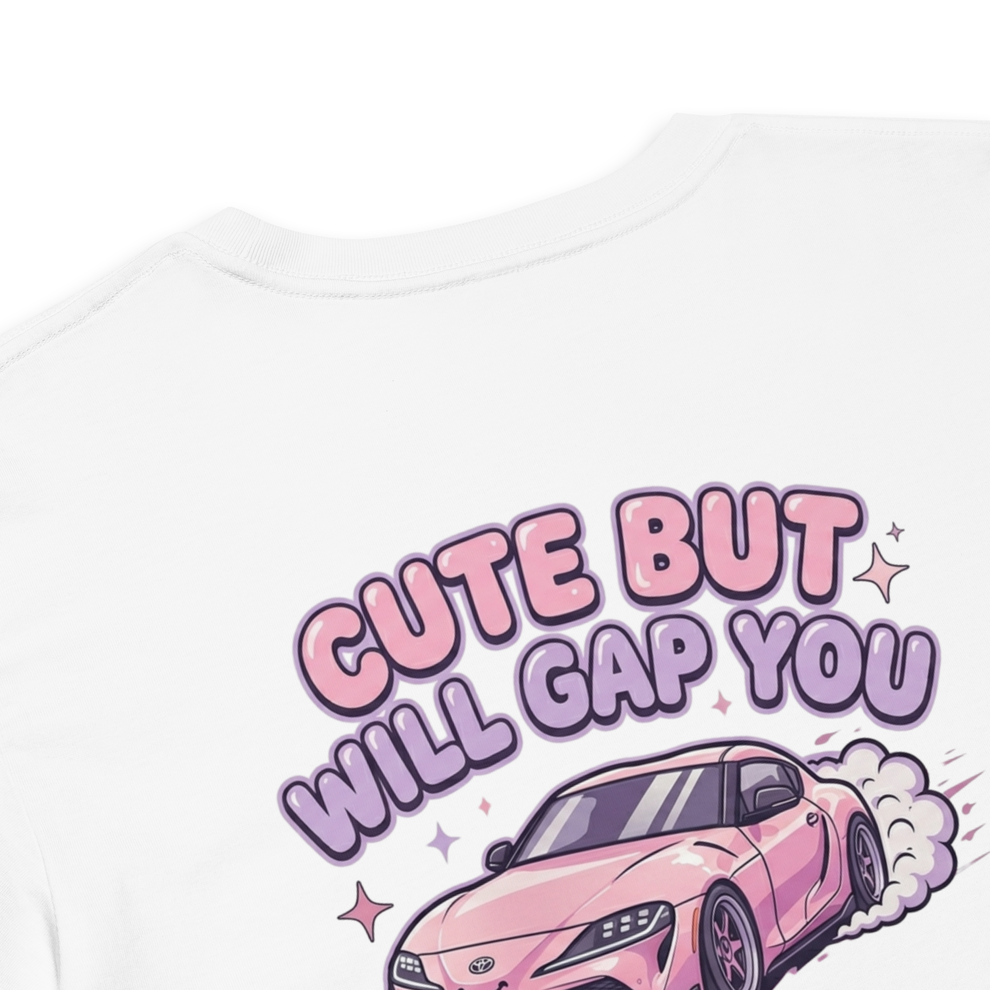 Cute But Will Gap You | Women's JDM Graphic Crop Top