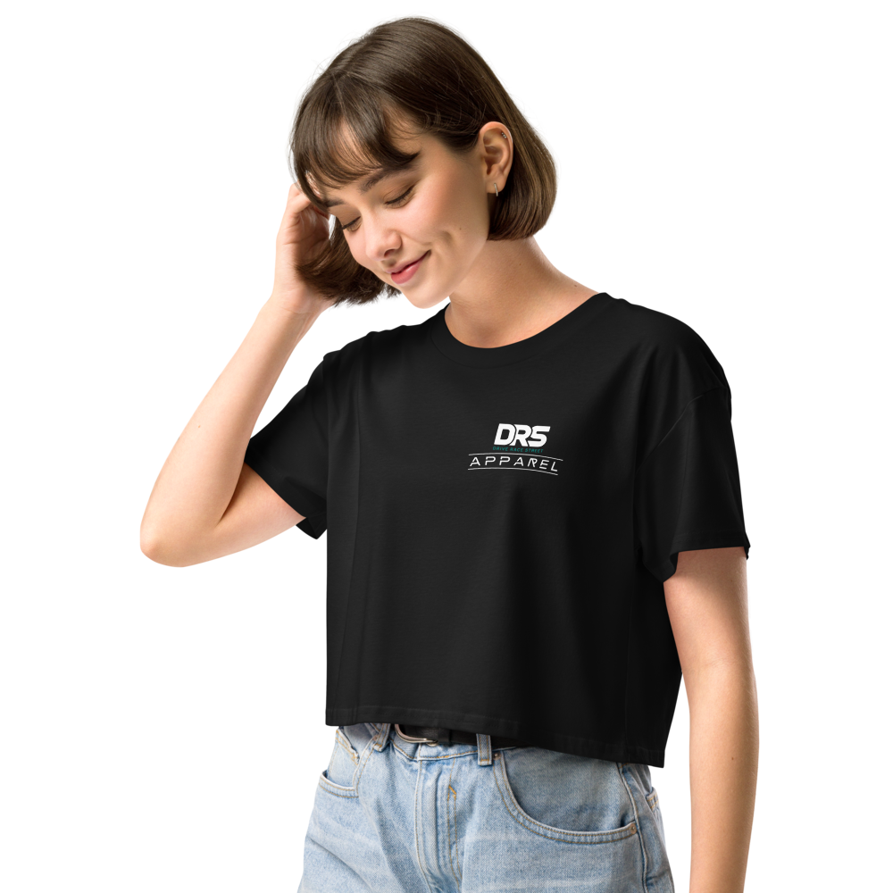 “Don’t Mistake Silence for Neutral” Racing Graphic Women's Crop Tee