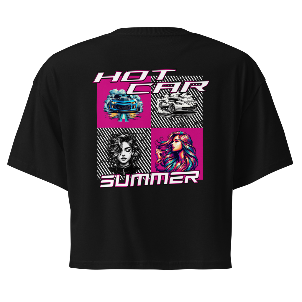 Hot Car Summer Cropped Tee