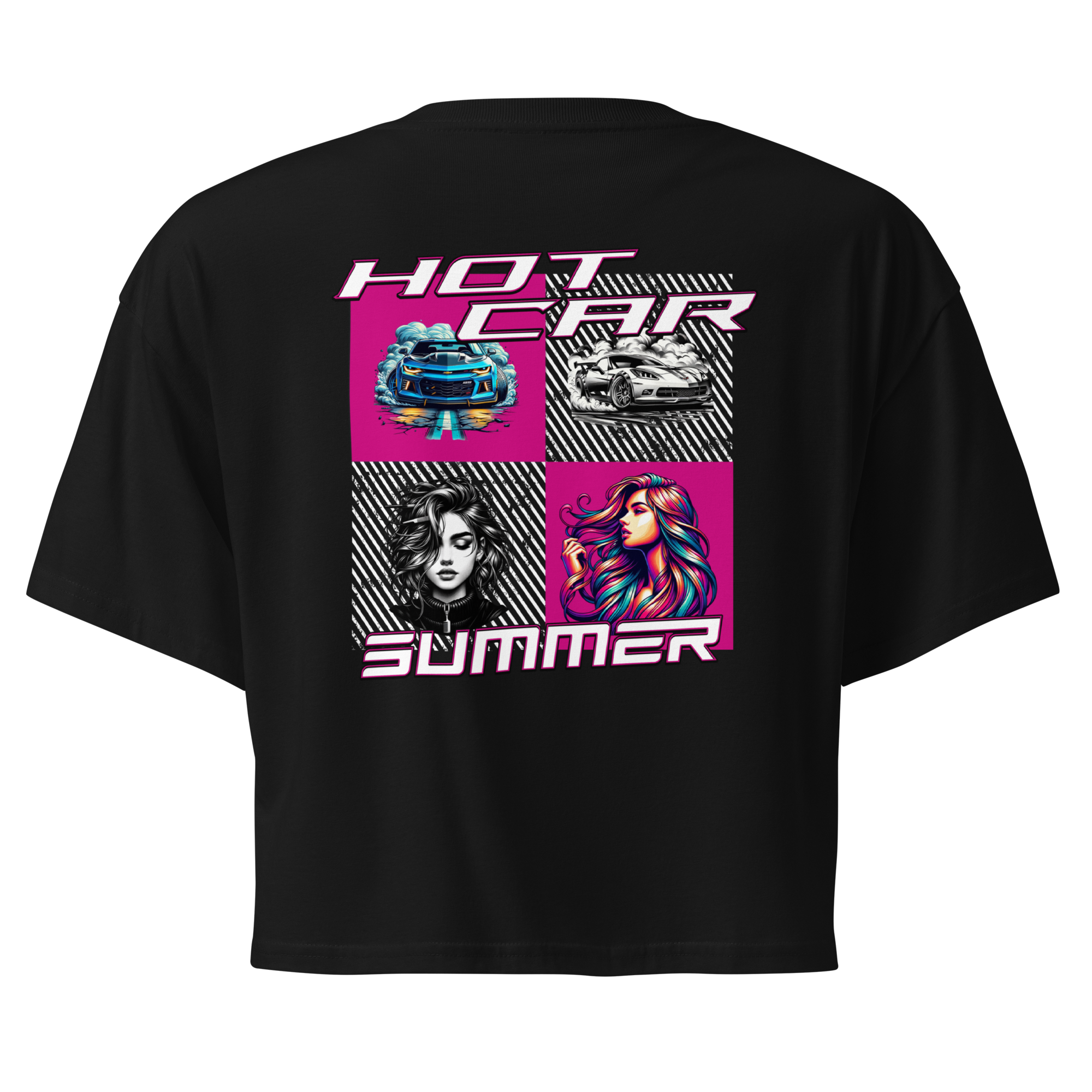 Hot Car Summer Cropped Tee