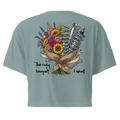 Gearhead Bouquet Crop Tee — Flowers, Spanners & Coilovers