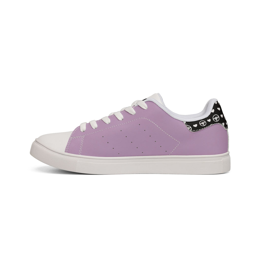 Lilac "DOPE" Women's Street Skate Low-Top Sneakers