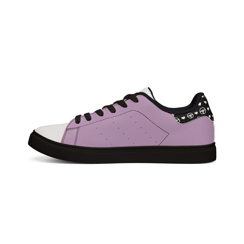 Lilac "DOPE" Women's Street Skate Low-Top Sneakers