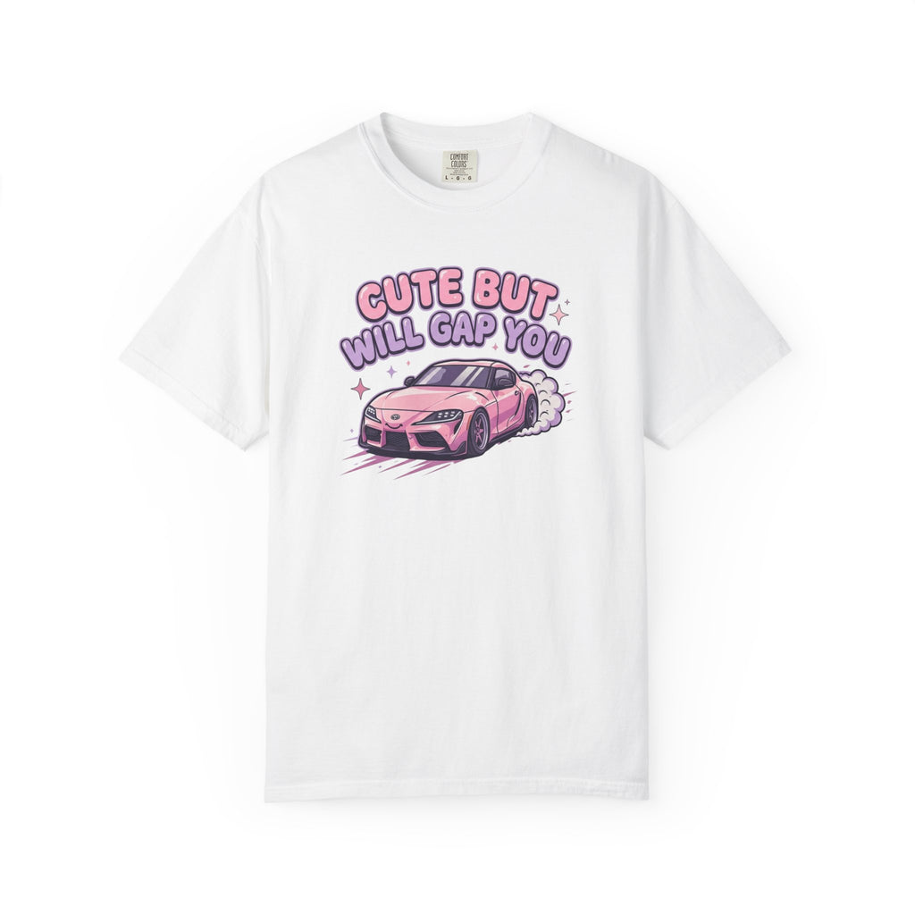 "Cute But Will Gap You" Chopped Supra Tee