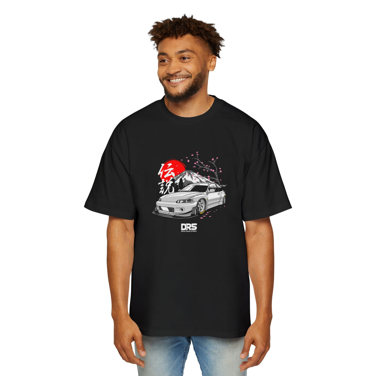 Japanese Nightfall Oversized Cruising Tee