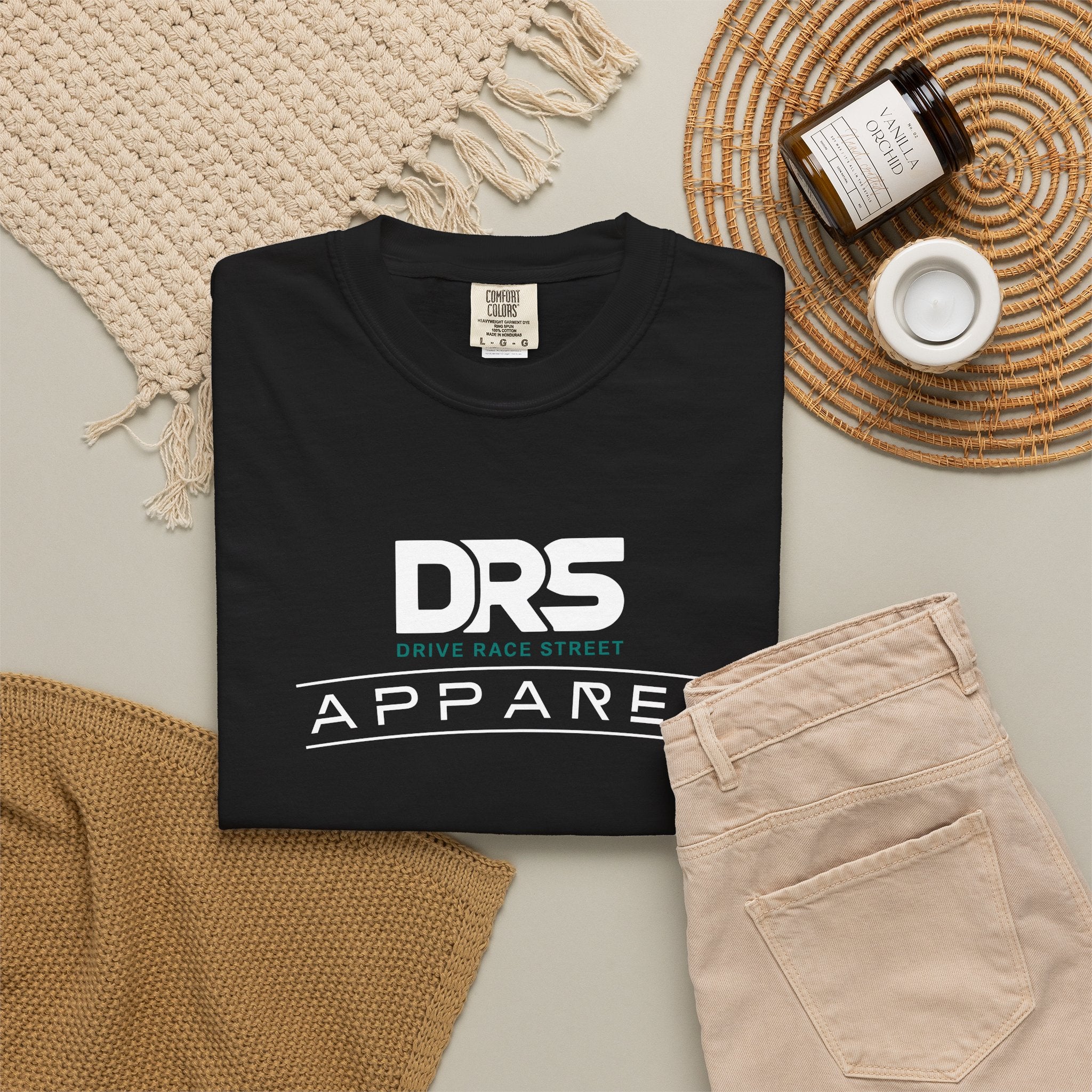 "DRS Apparel" Custom Logo Boxy Tee
