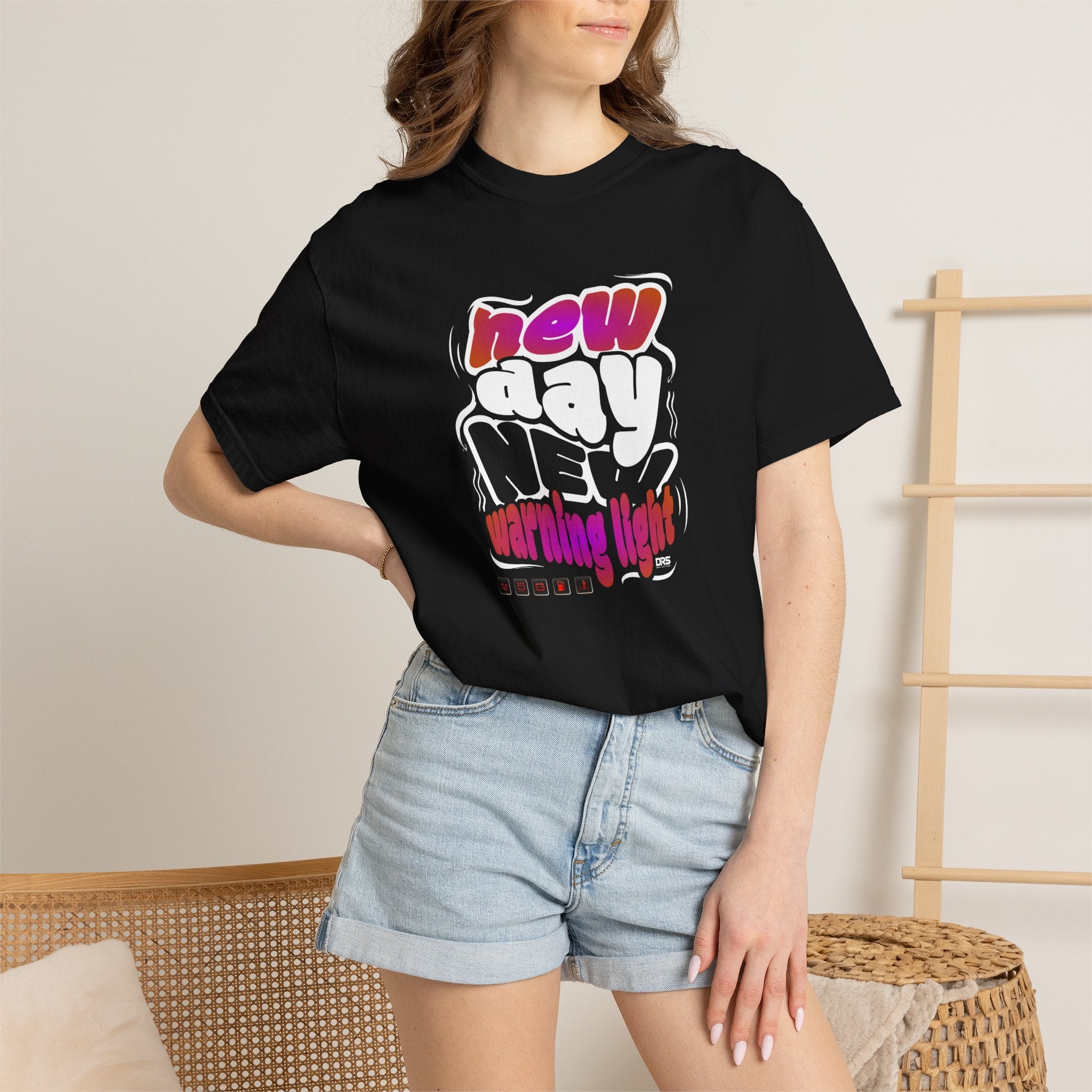 New Warning Light - Funny Boxy Tee
