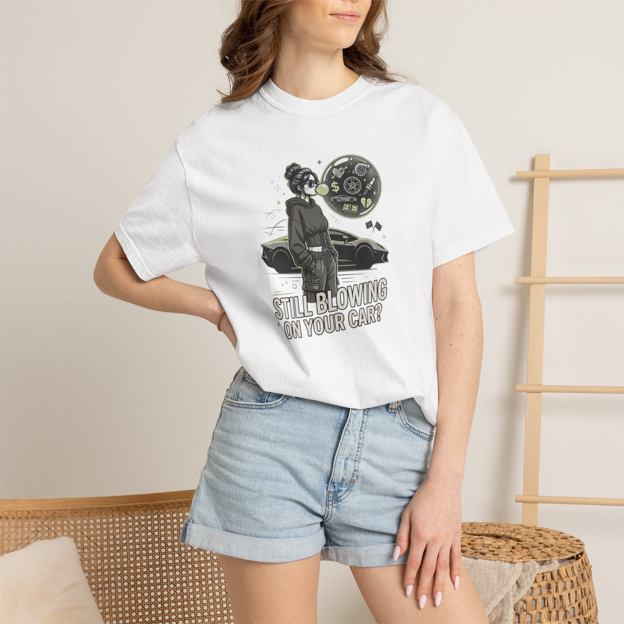 "Blowing Money Still?" Funny Boxy Tee