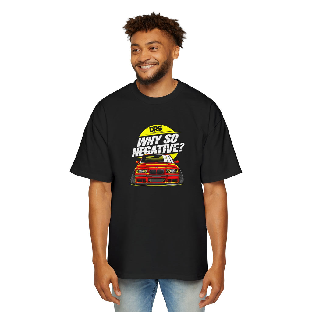'Why so Negative' Oversized Racing Tee