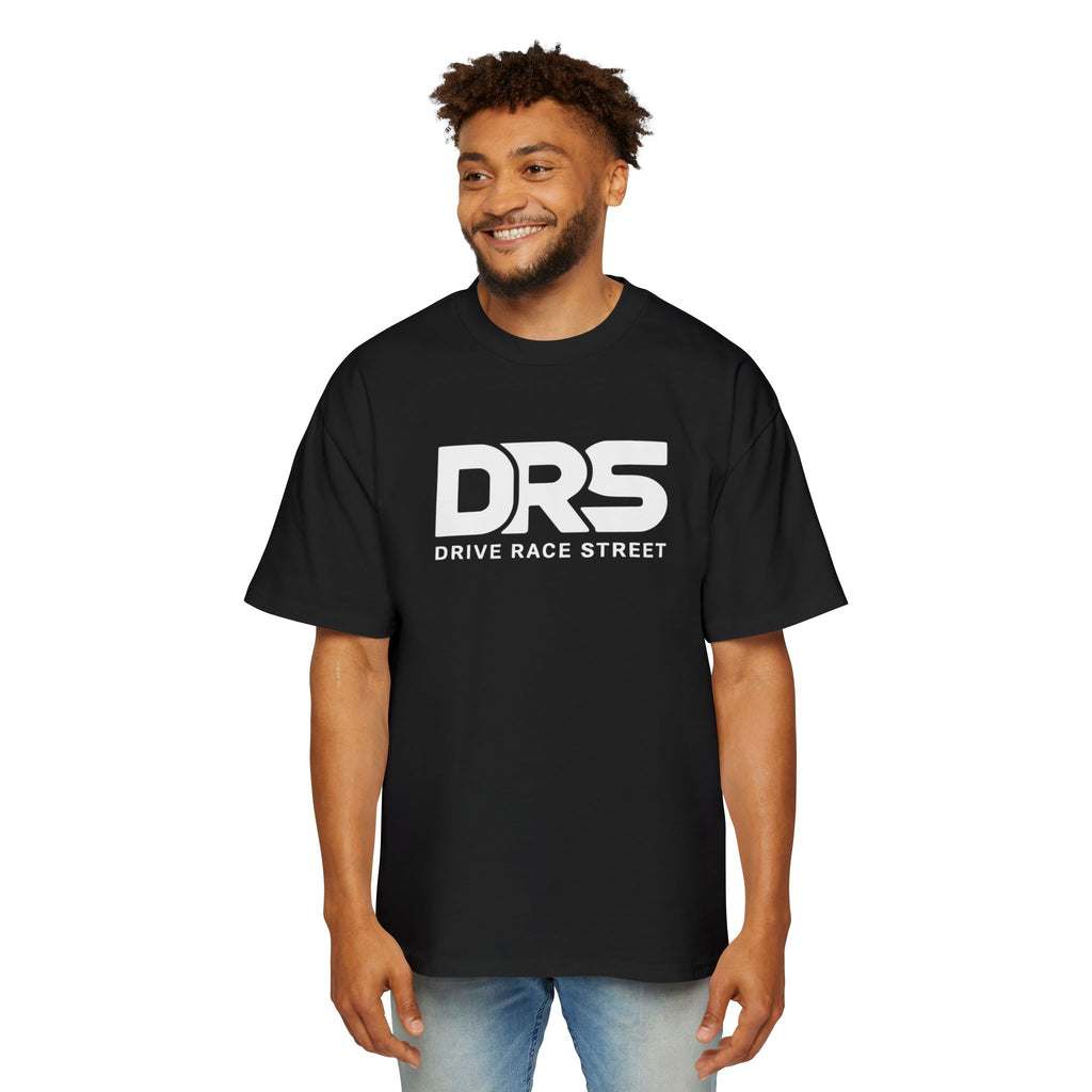 DRS Drive Race Street Tee — Men’s Oversized Racing T‑Shirt