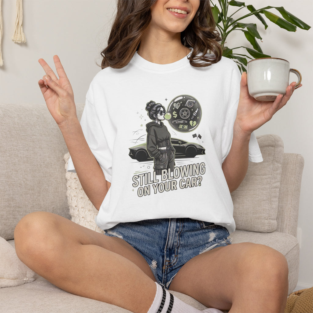 "Blowing Money Still?" Funny Boxy Tee