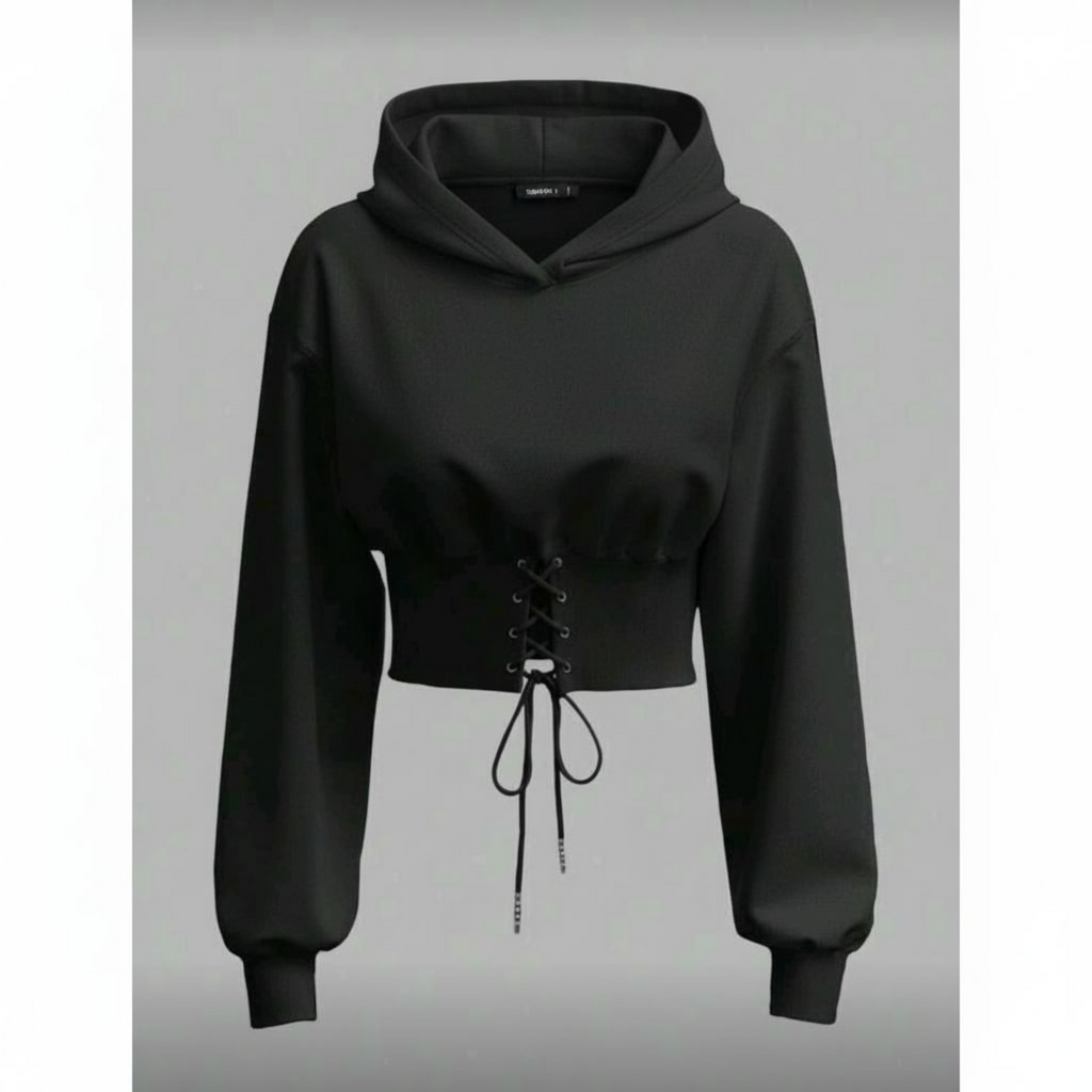 Full Throttle - Car Girl Crop Hoodie | Women's Streetwear
