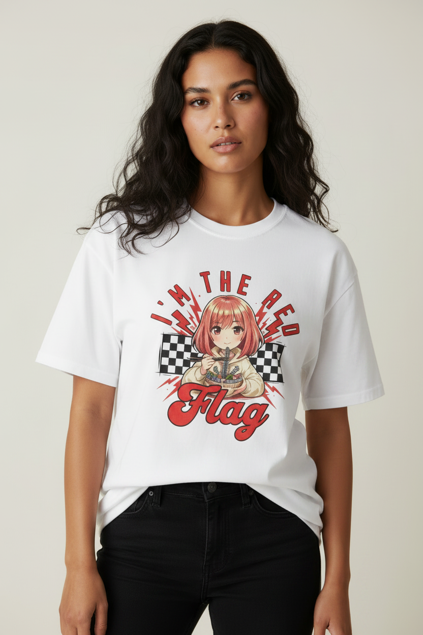 Camiseta Oversize "Soy la Bandera Roja"