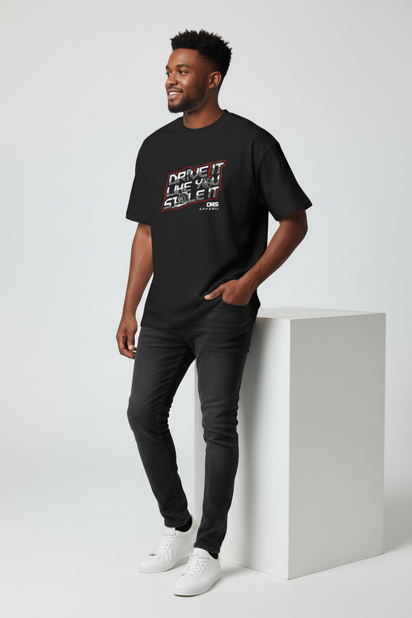 'Drive like its Stolen' Mens Oversized Tee