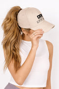 High Ponytail Caps - Magnetic Closure (Beige)