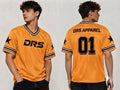 Men's Oversized Streetwear Mesh Jersey (Orange)