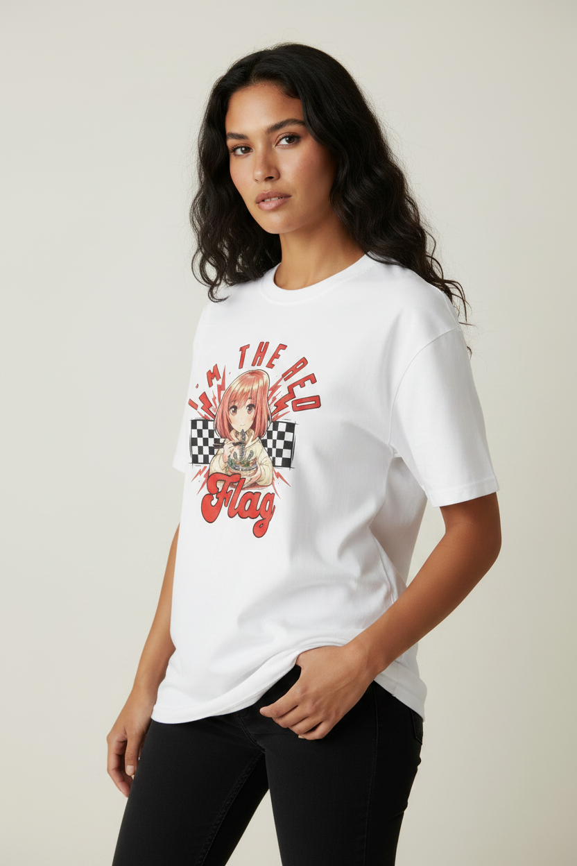 Camiseta Oversize "Soy la Bandera Roja"