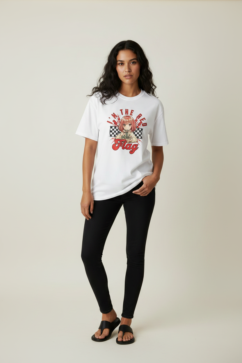 Camiseta Oversize "Soy la Bandera Roja"