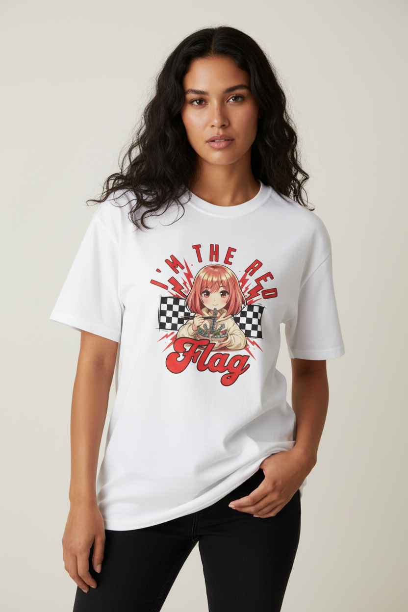 Camiseta Oversize "Soy la Bandera Roja"
