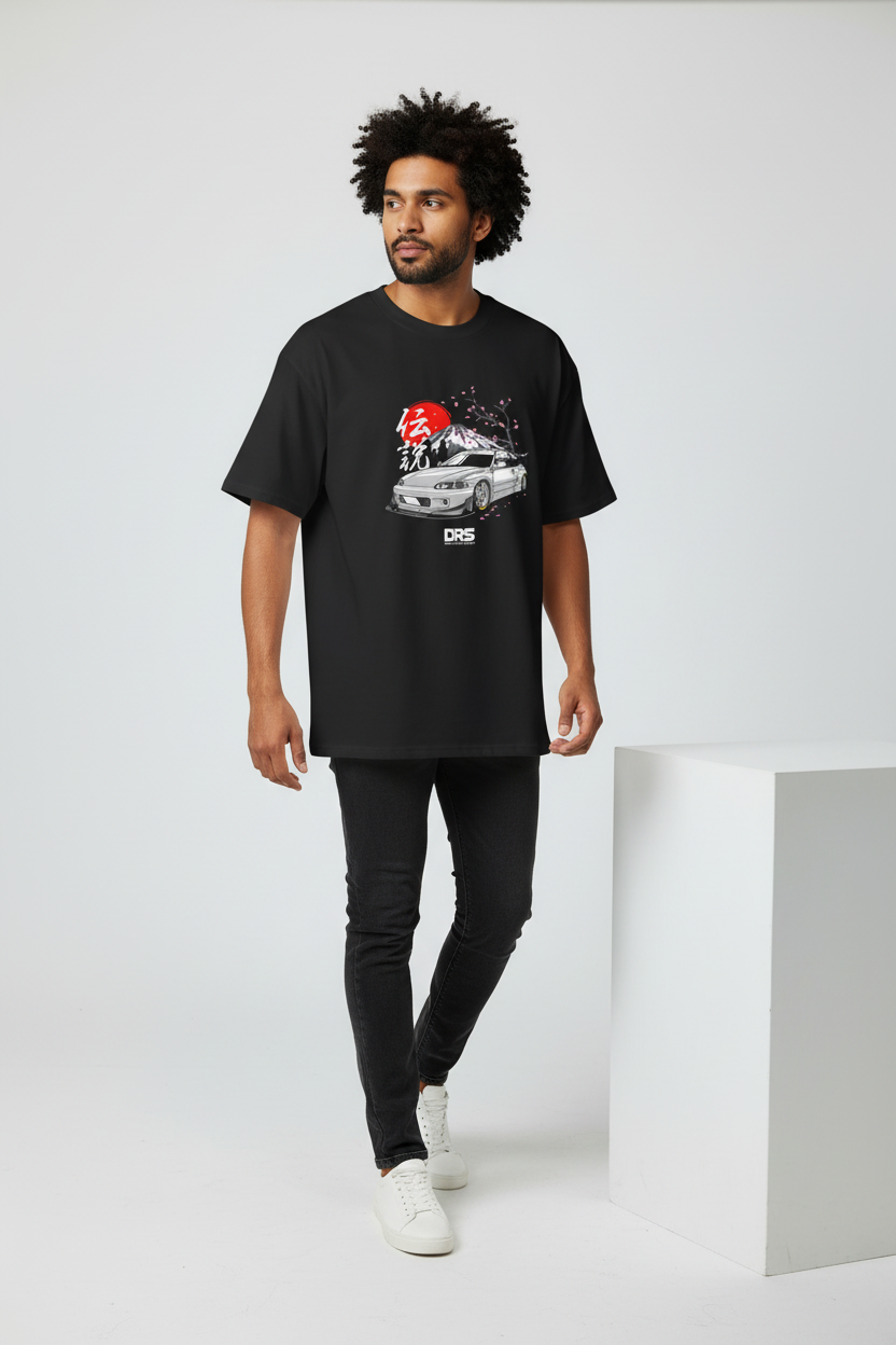 Japanese Nightfall Oversized Cruising Tee