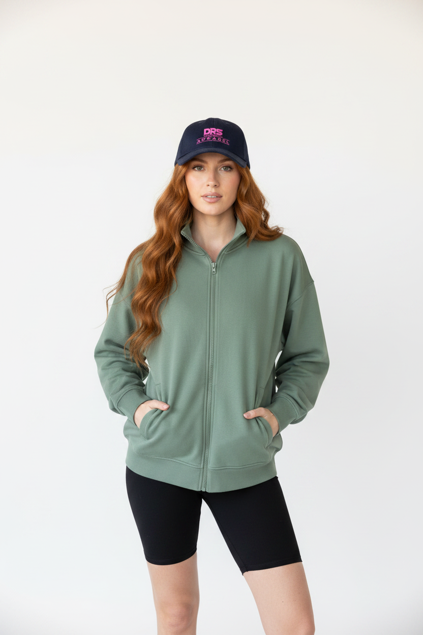 Gorra de coleta alta para mujer — Cierre magnético (azul marino)