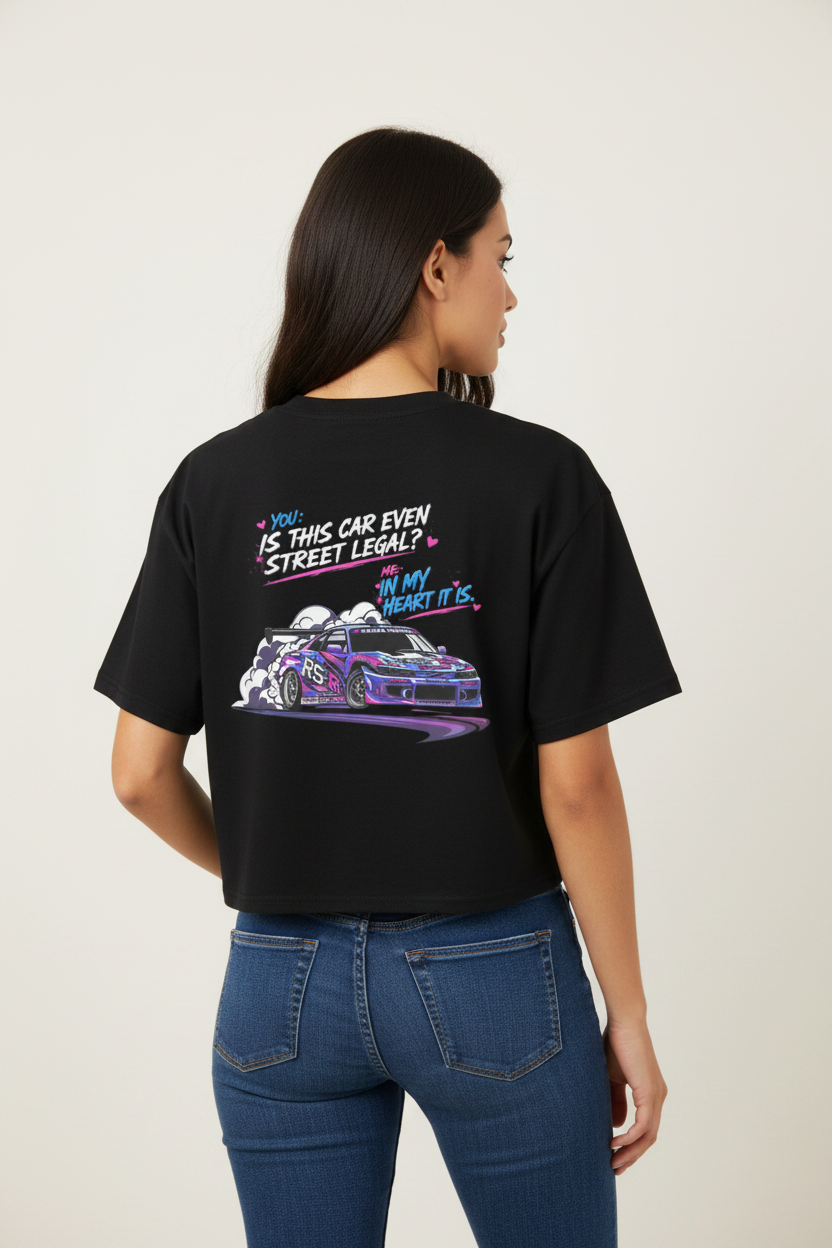 Camiseta Corta Street Legal In My Heart